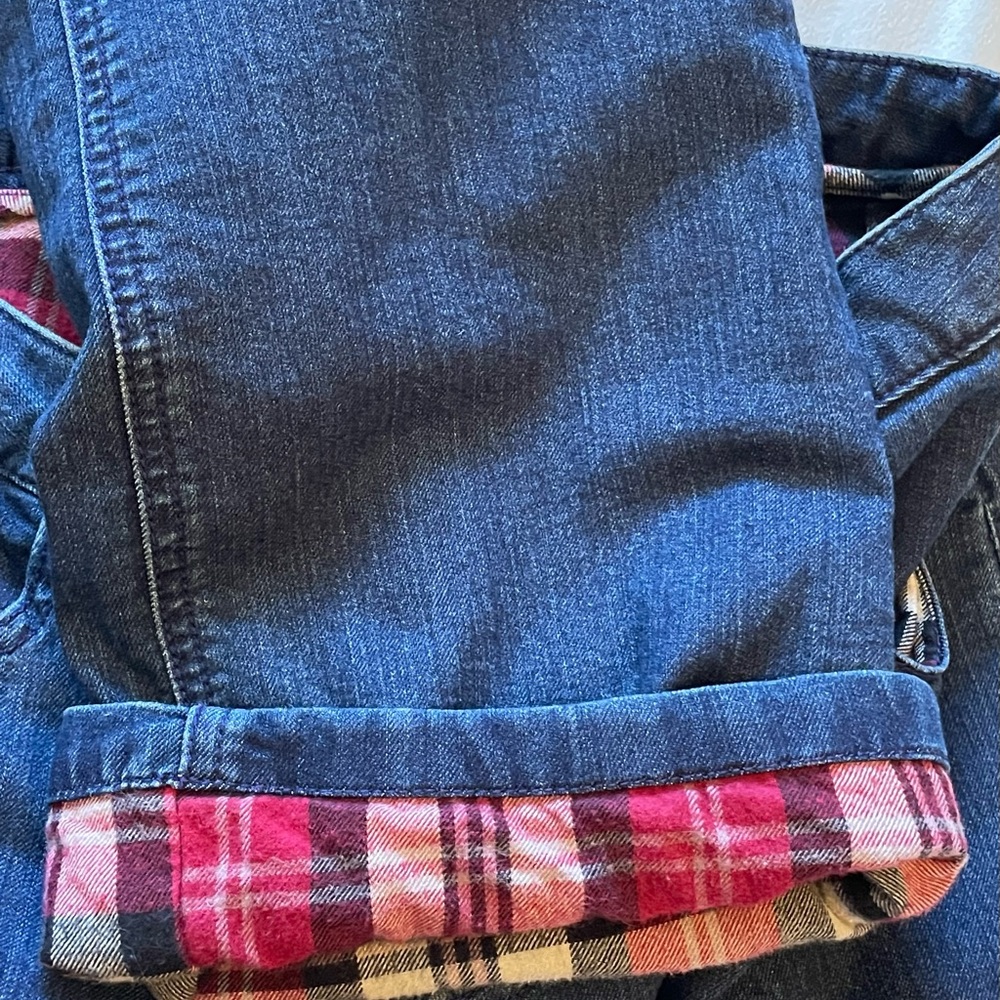 prAna Flannel Lined Mid-Rise Boyfriend Jeans - Picture 8 of 11